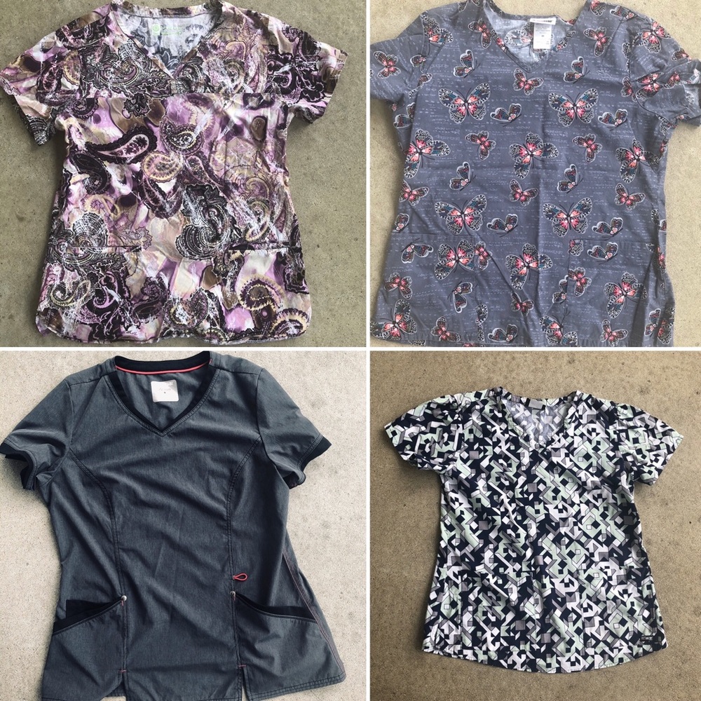 Scrub top lot // Medium